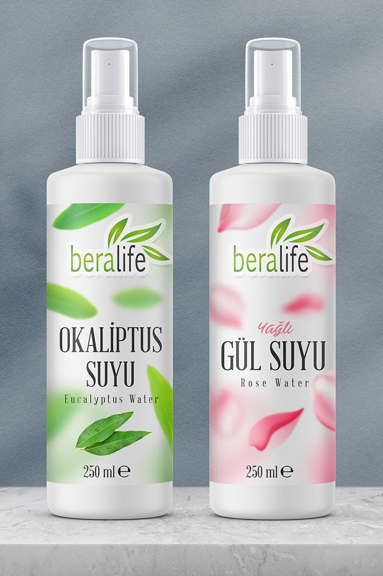 BERALİFE · Gül Suyu Ambalaj Tasarımı
