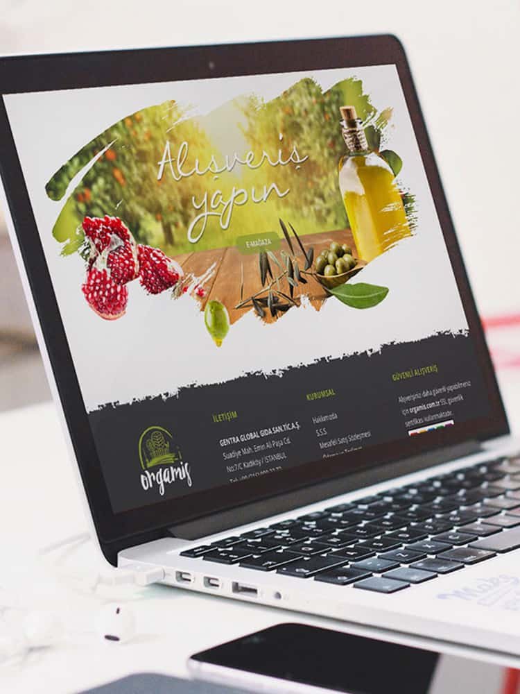 ORGAMİS · Web Sitesi Tasarımı