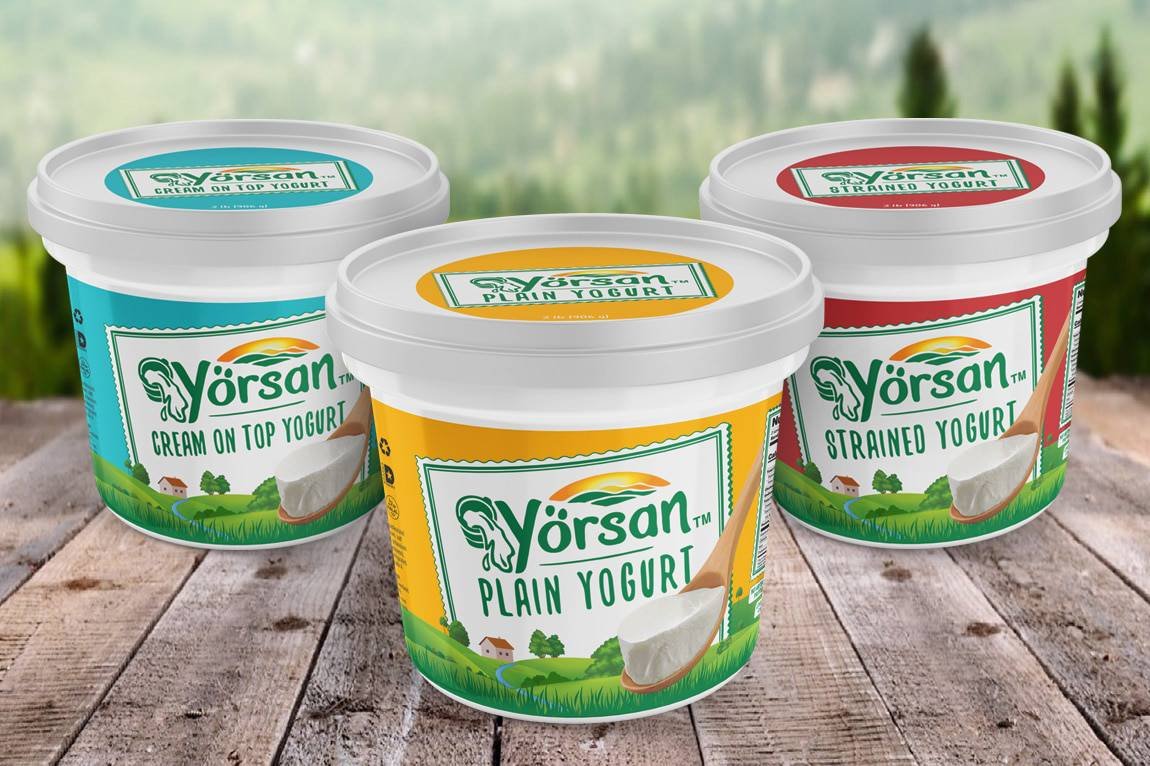 YÖRSAN · Yoğurt Ambalaj Tasarımı